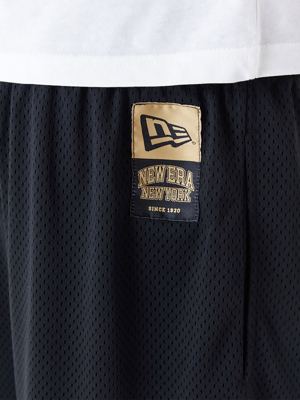 Shorts Sportivi New Era da Uomo - Nero