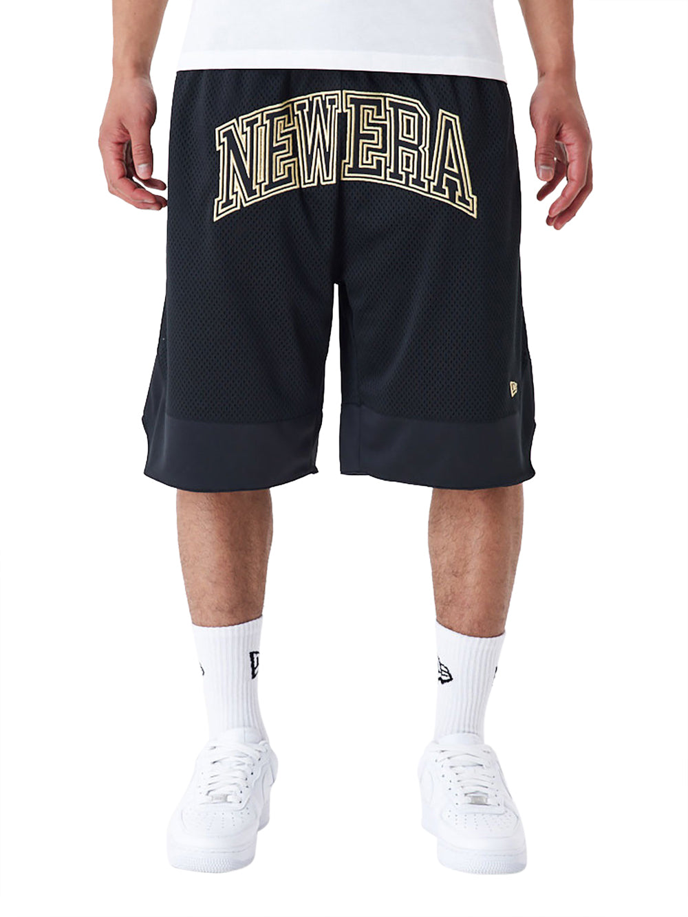 Shorts Sportivi New Era da Uomo - Nero