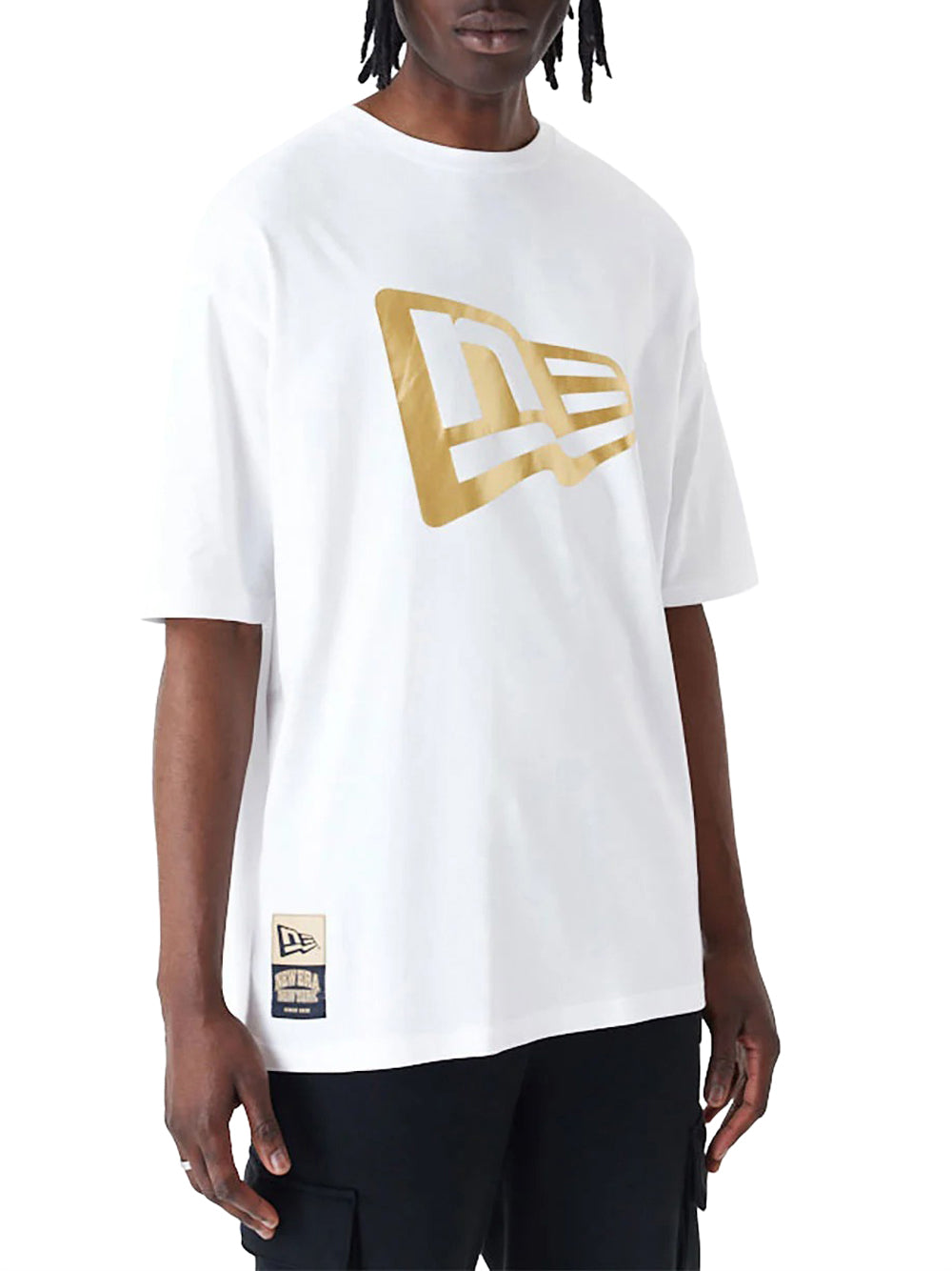 T-shirt New Era da Uomo - Bianco