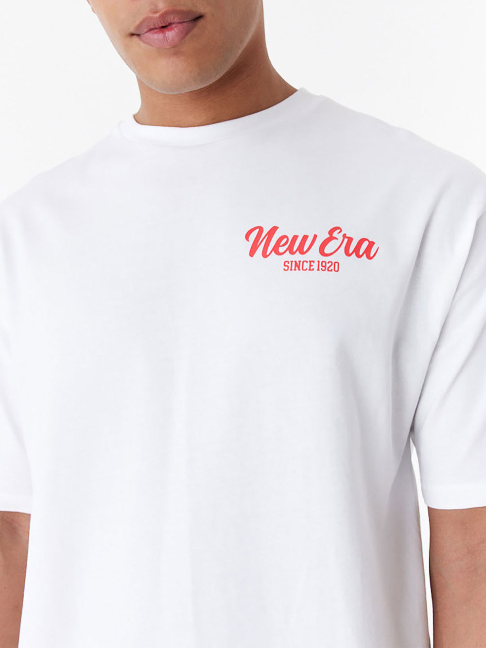 T-shirt New Era da Uomo - Bianco