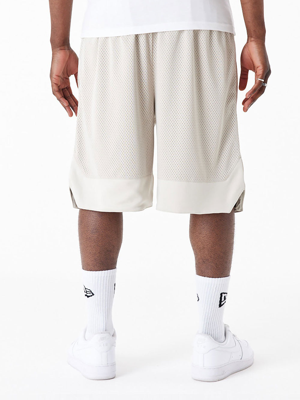 Shorts Sportivi New Era da Uomo - Beige