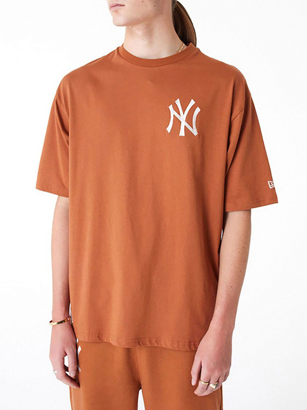 T-shirt New Era New York Yankees da Uomo - Marrone