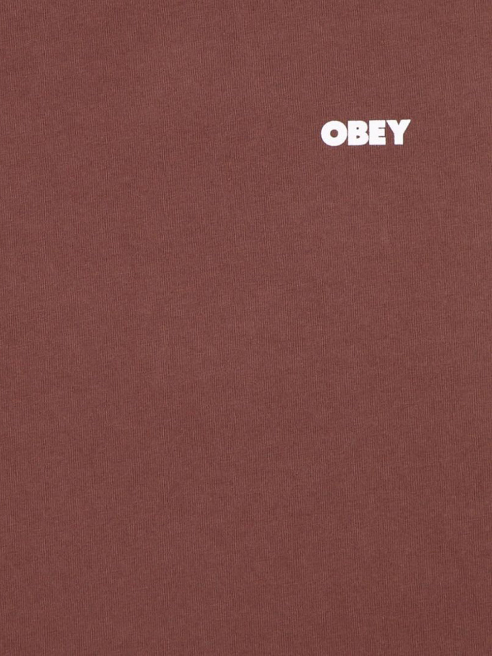 T-shirt Obey Bold Icon Heavyweight da Uomo - Marrone