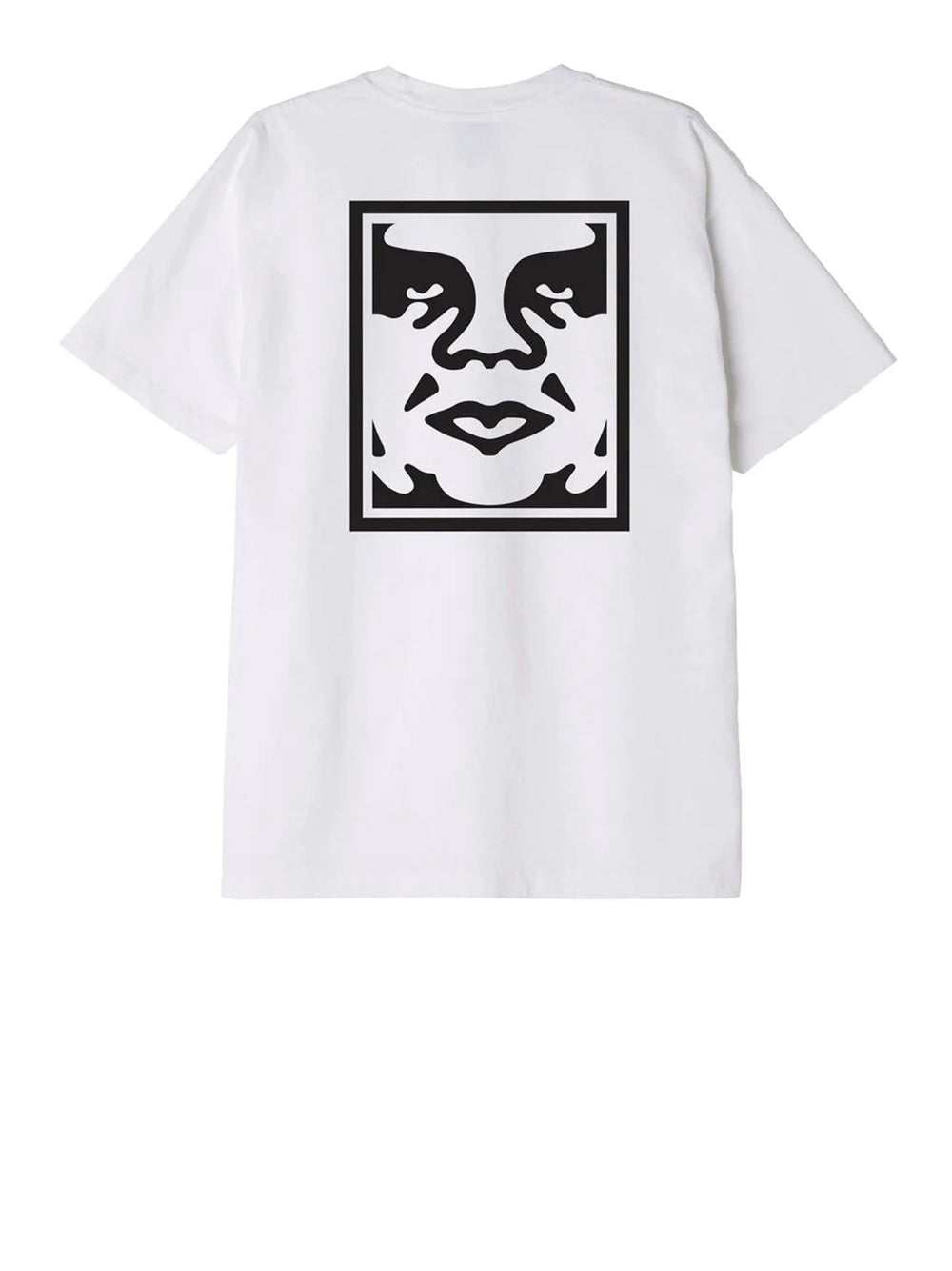 T-shirt Obey Bold Icon Heavyweight da Uomo - Bianco