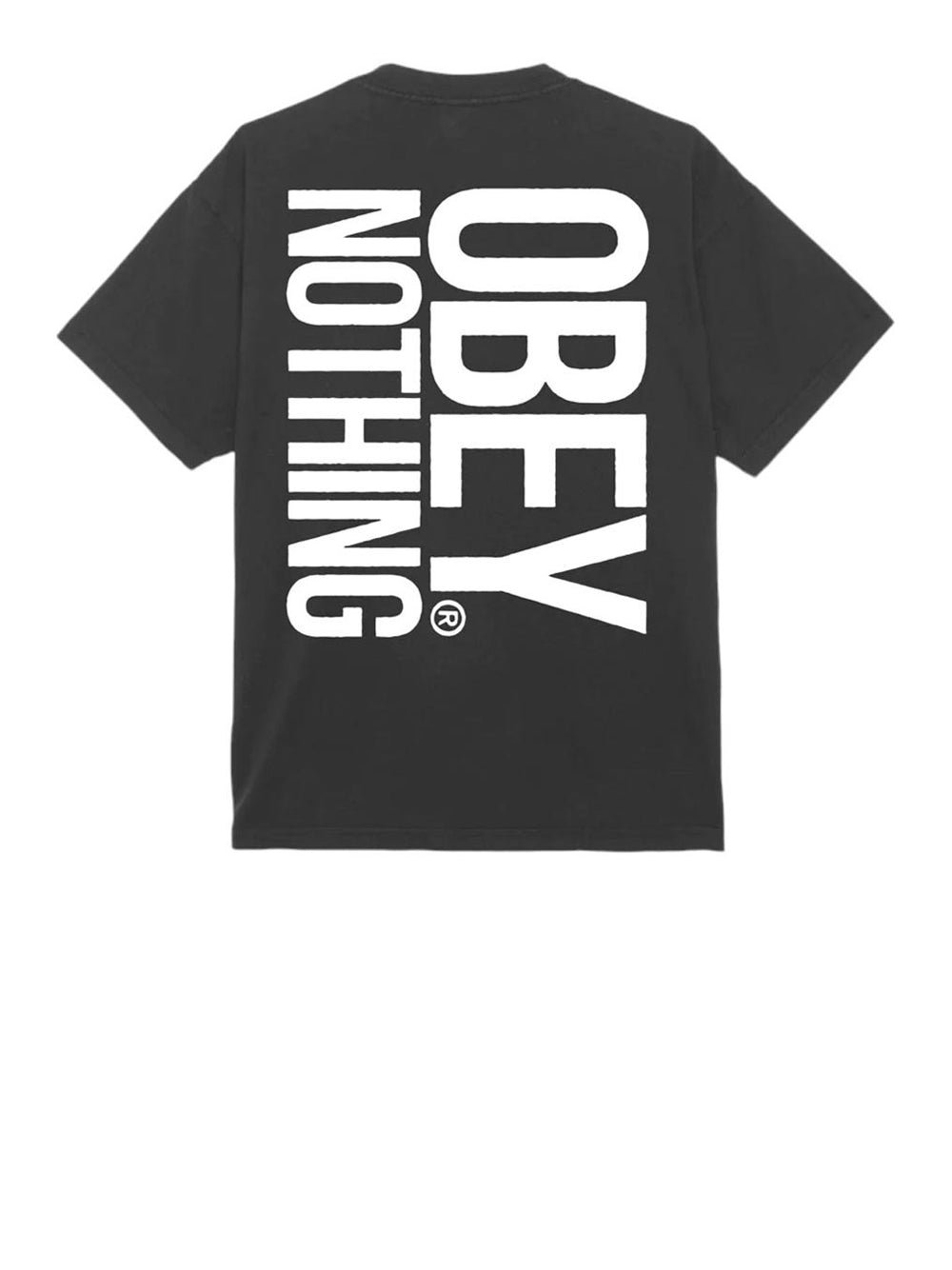 T-shirt Obey Nothing Heavyweight Classic Box da Uomo - Nero