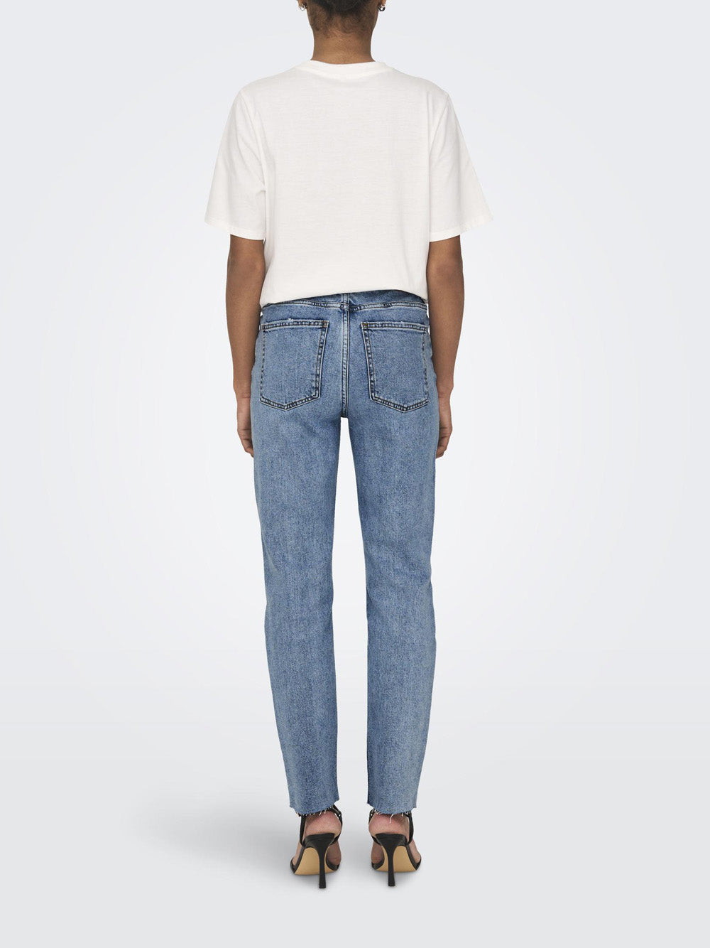 Jeans Mom Only da Donna - Denim