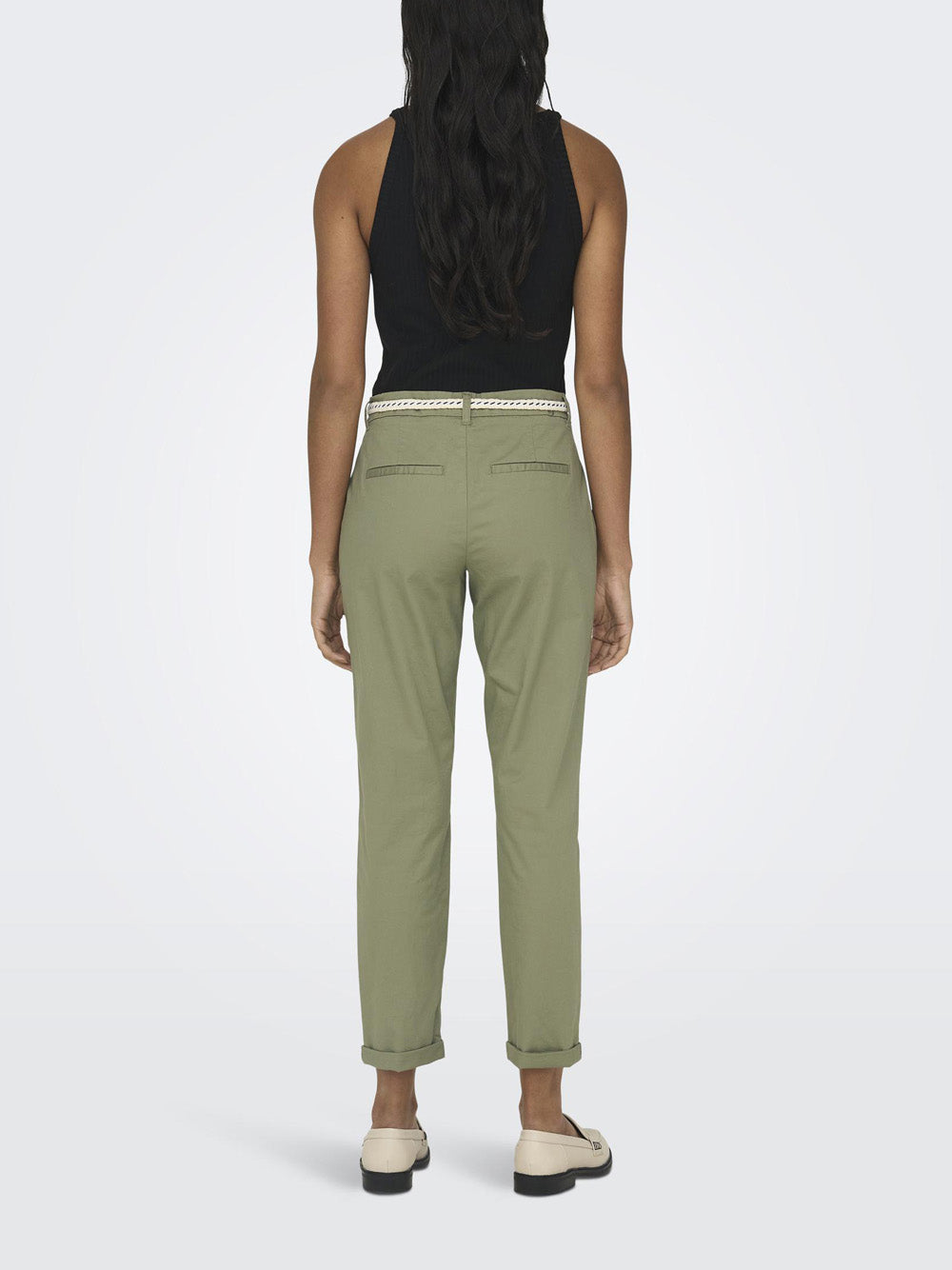 Pantalone Chino Only da Donna - Verde