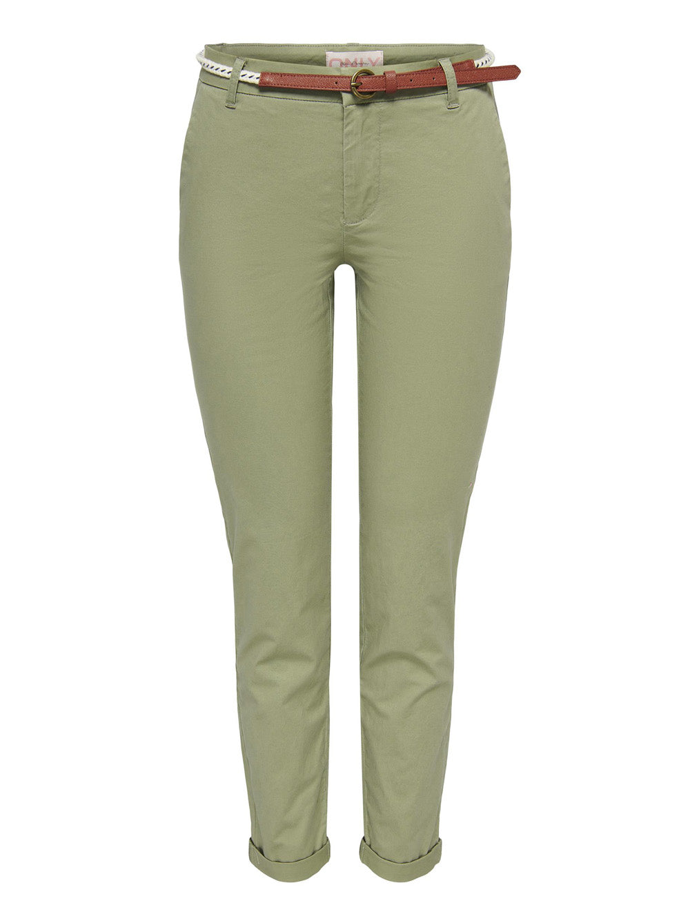 Pantalone Chino Only da Donna - Verde