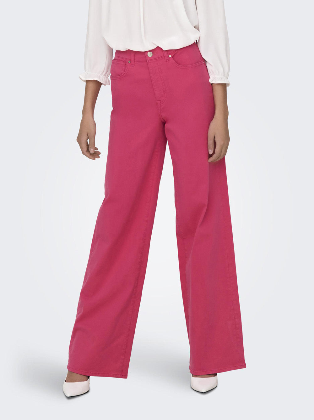 Jeans a Palazzo Only da Donna - Fuxia Fucsia