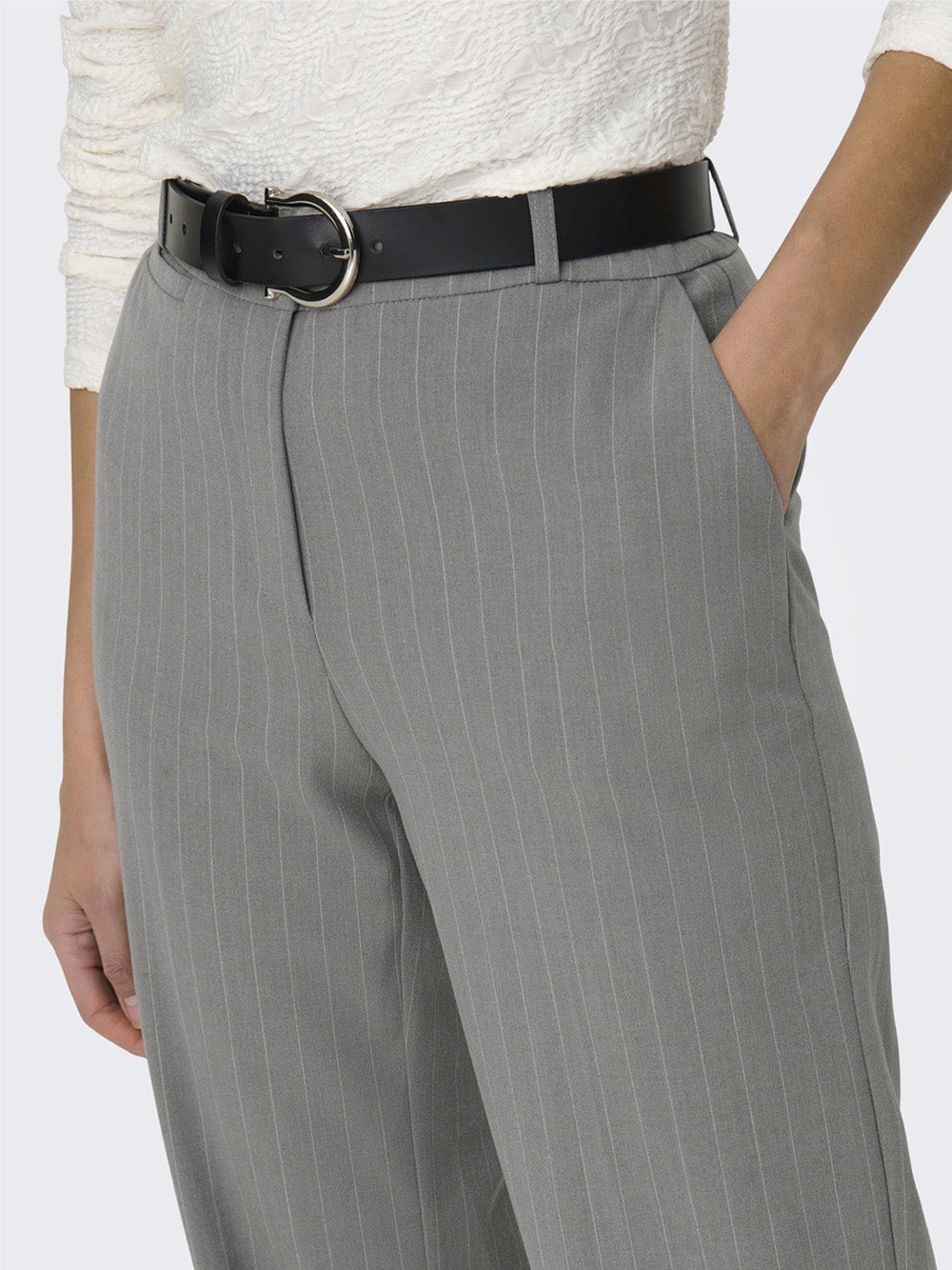 Pantalone Straight Only da Donna - Grigio