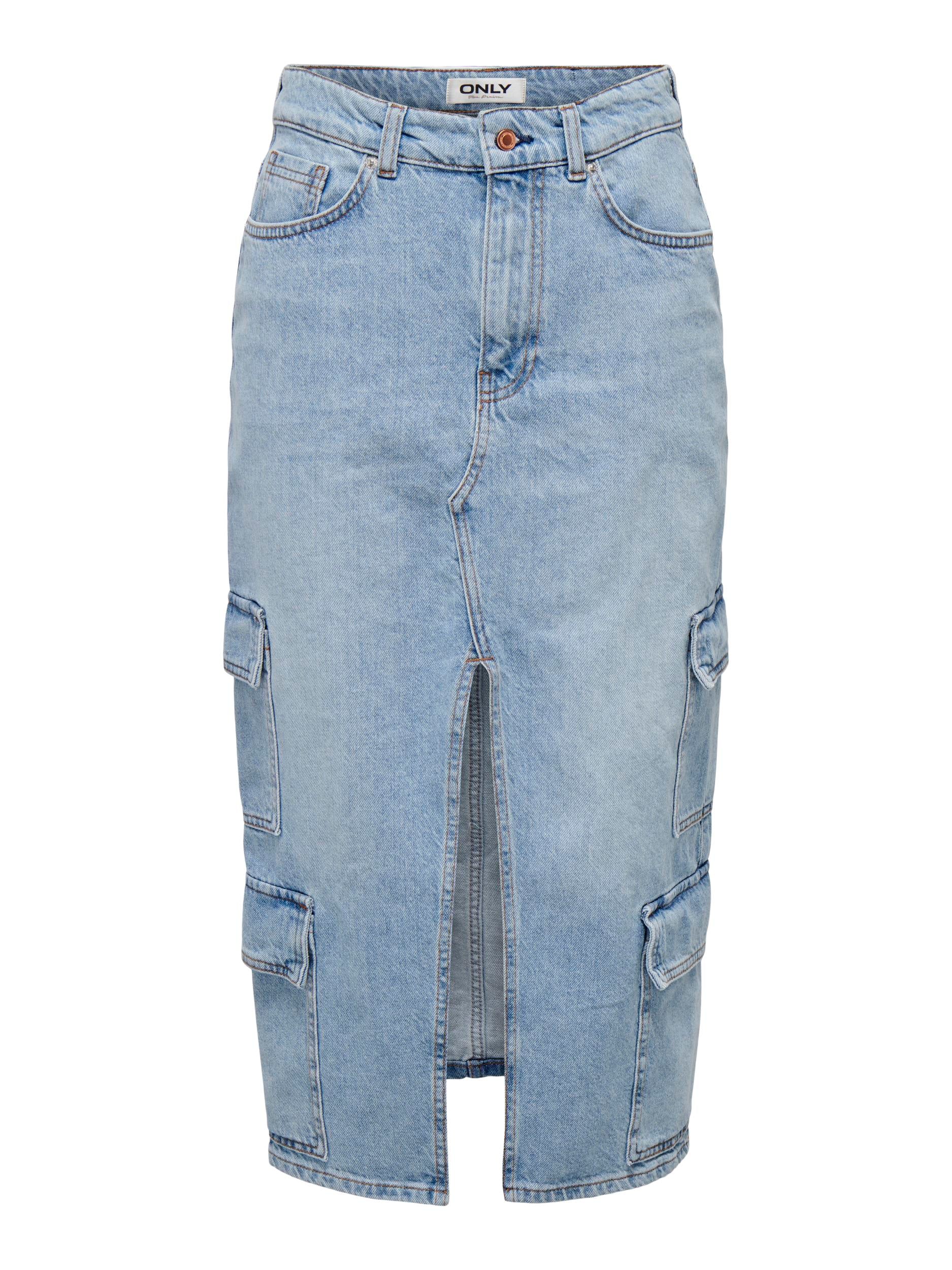 Gonna Midi Only da Donna - Denim