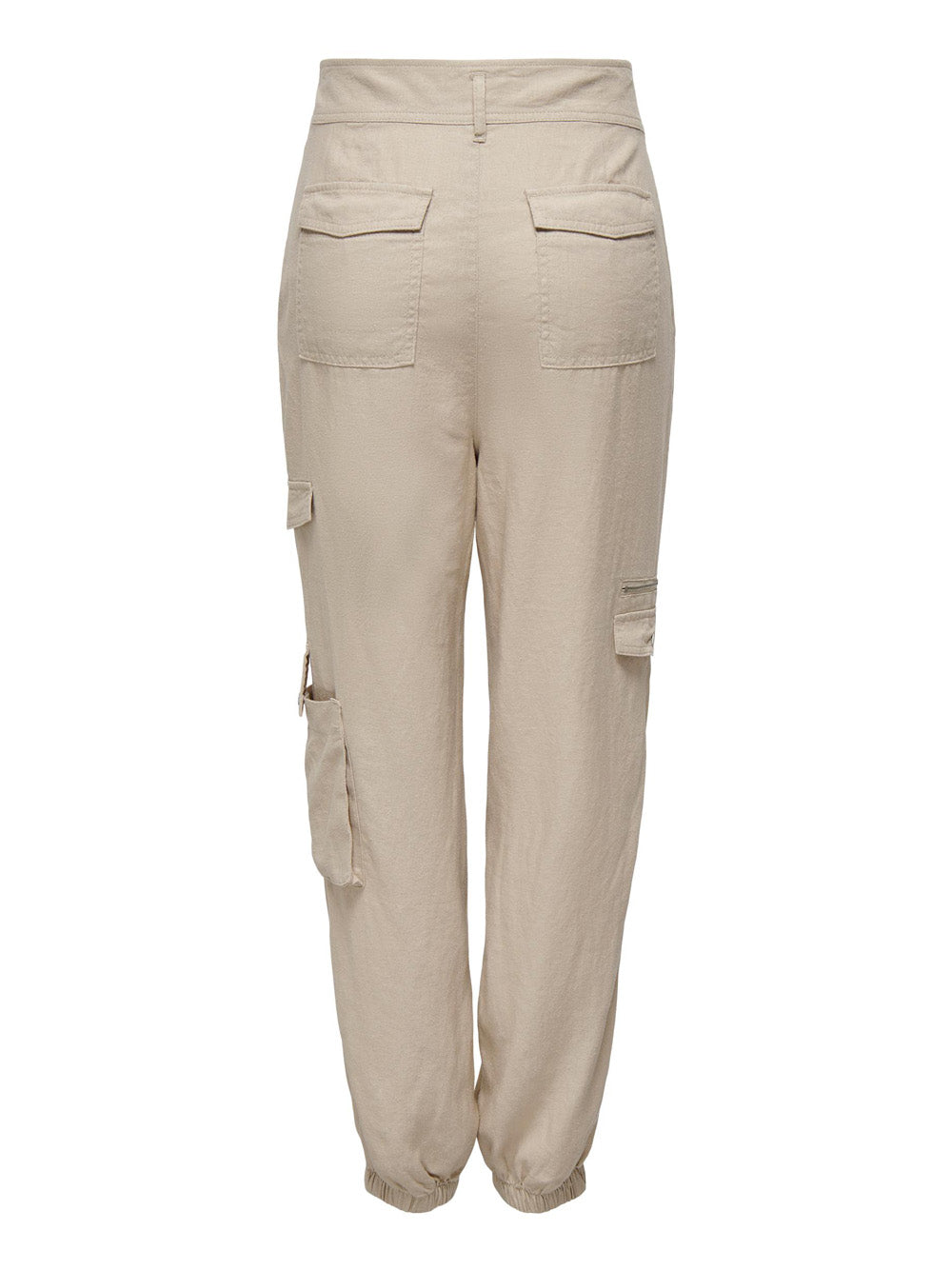 Pantalone Cargo Only da Donna - Beige