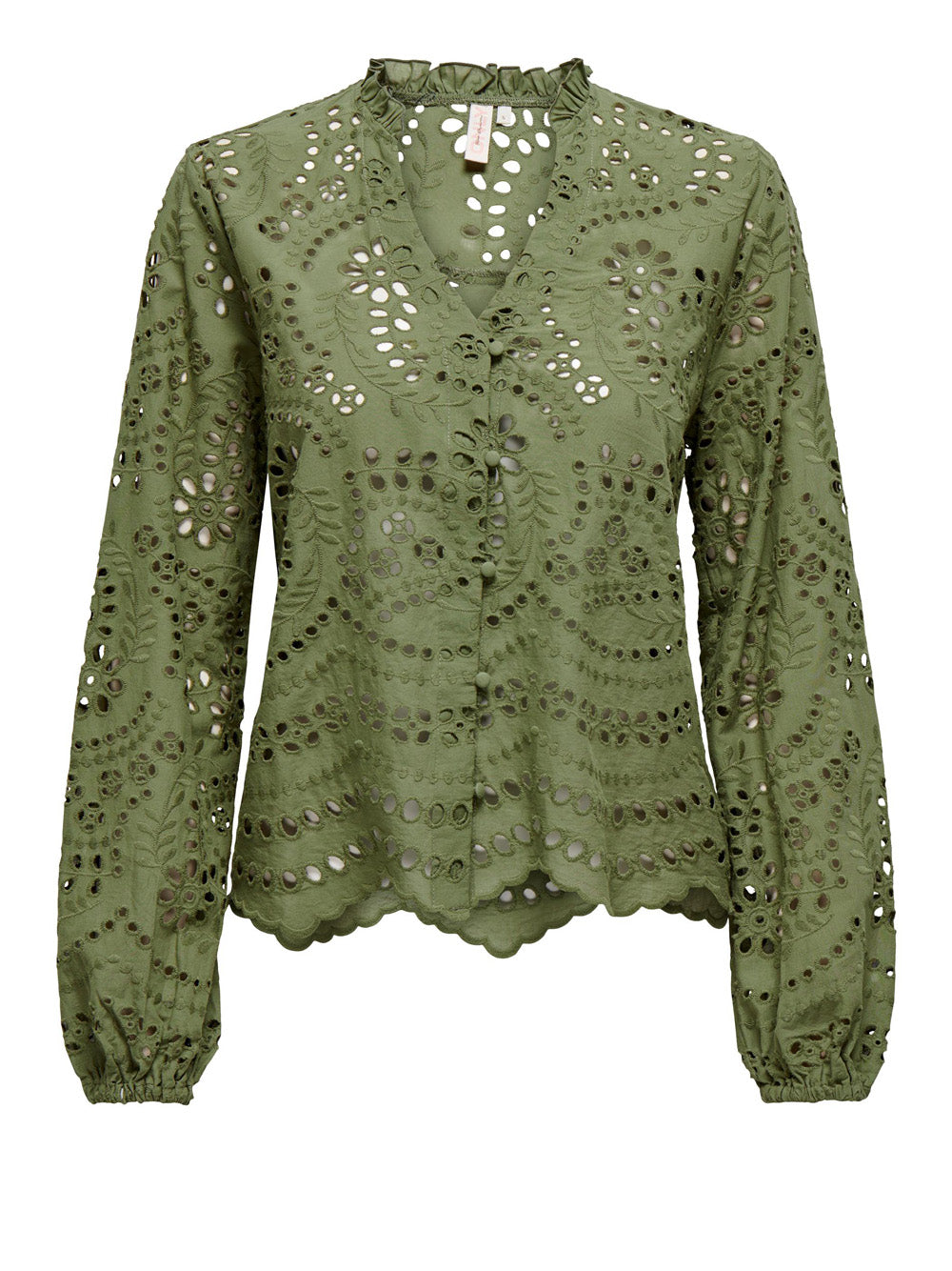 Camicia Casual Only da Donna - Verde