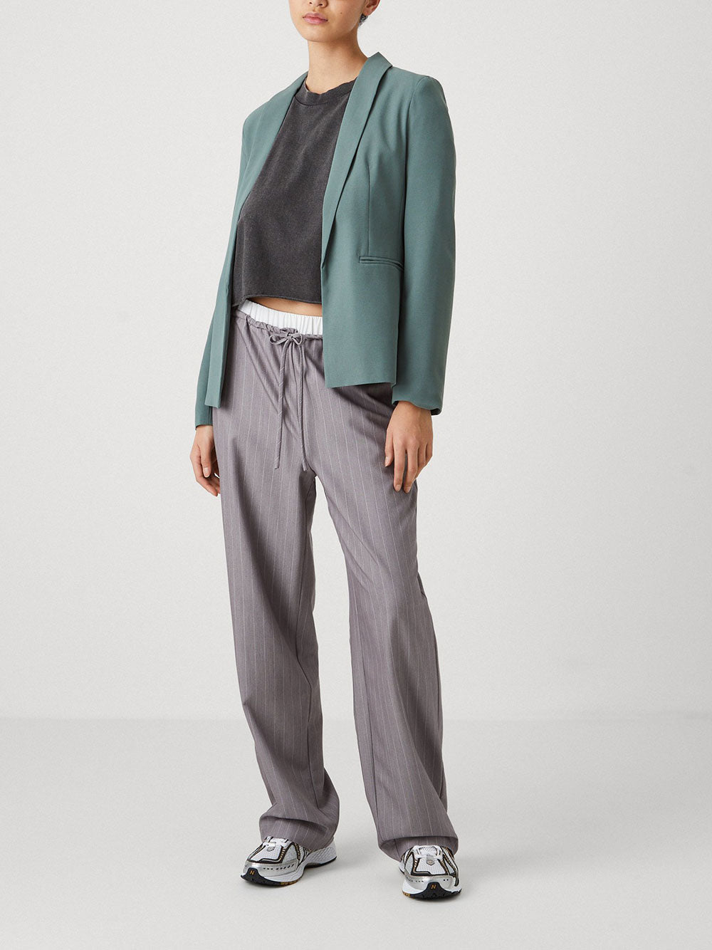 Pantalone Straight Only da Donna - Grigio