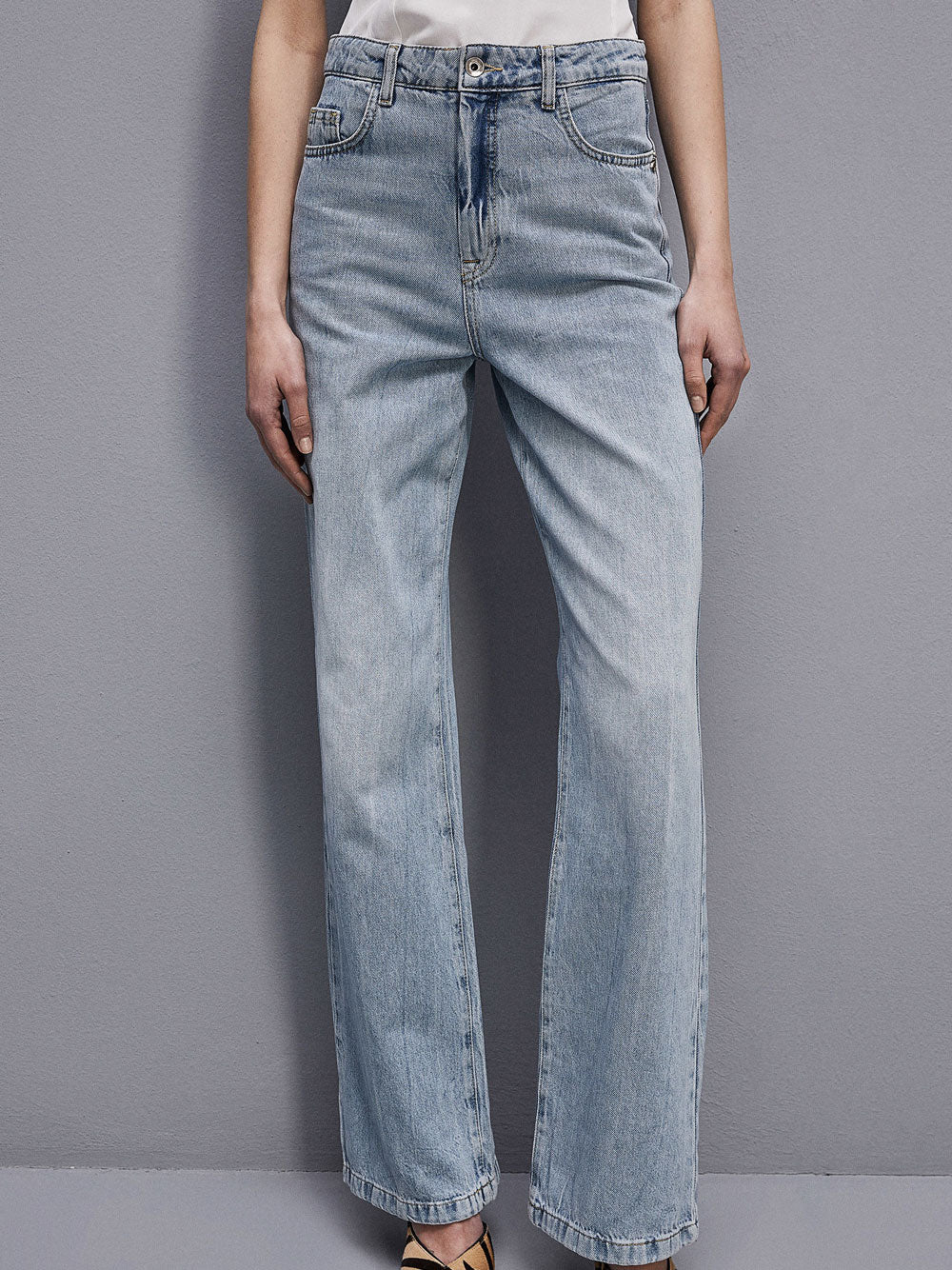 Jeans Wide Patrizia Pepe da Donna - Denim