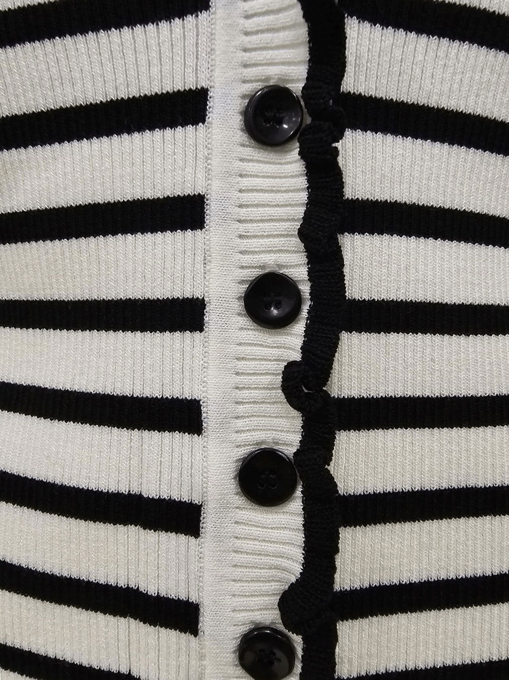 Cardigan Penny Black Main da Donna - Nero Bianco