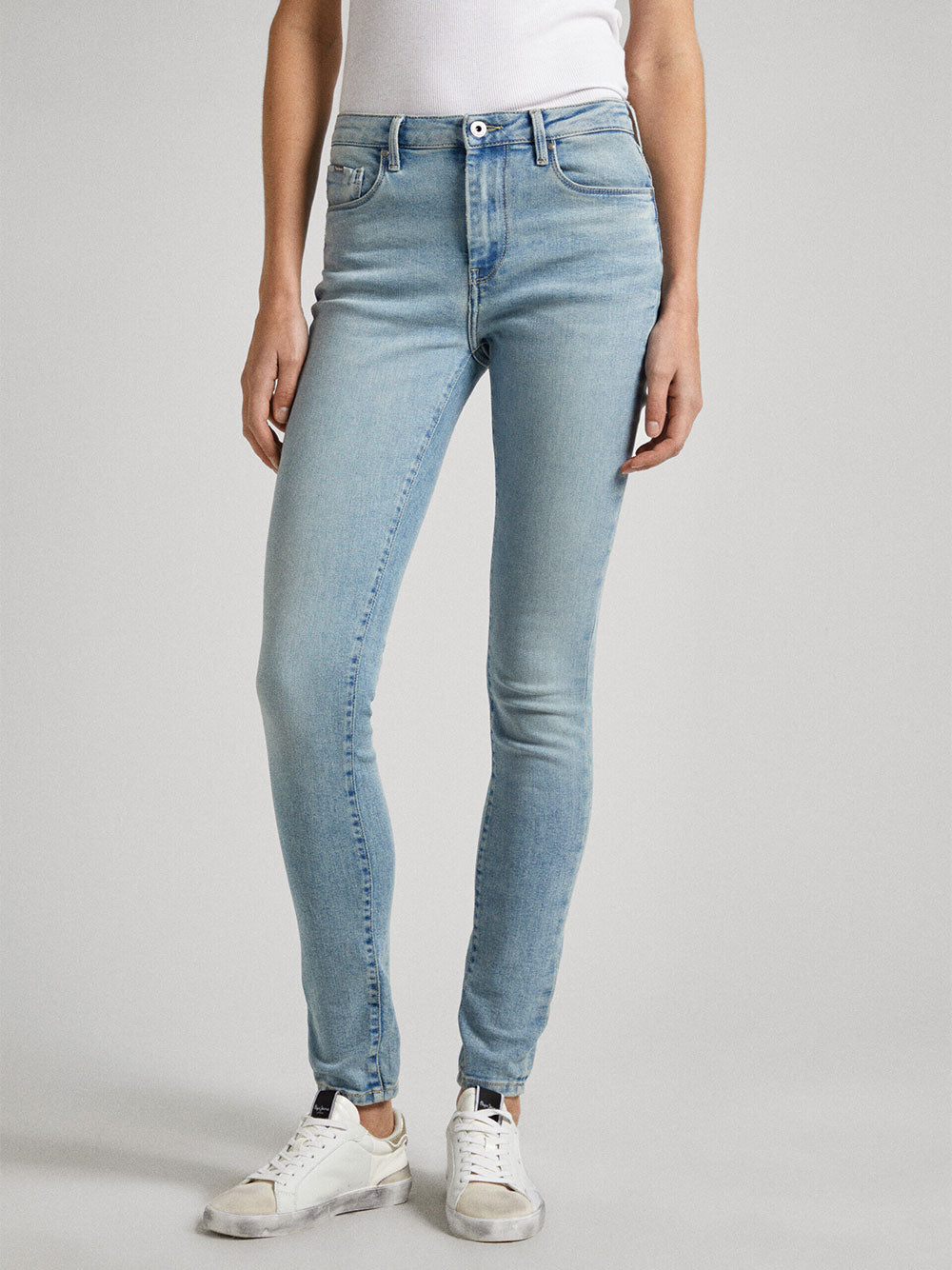 Jeans Skinny Pepe Jeans da Donna - Denim