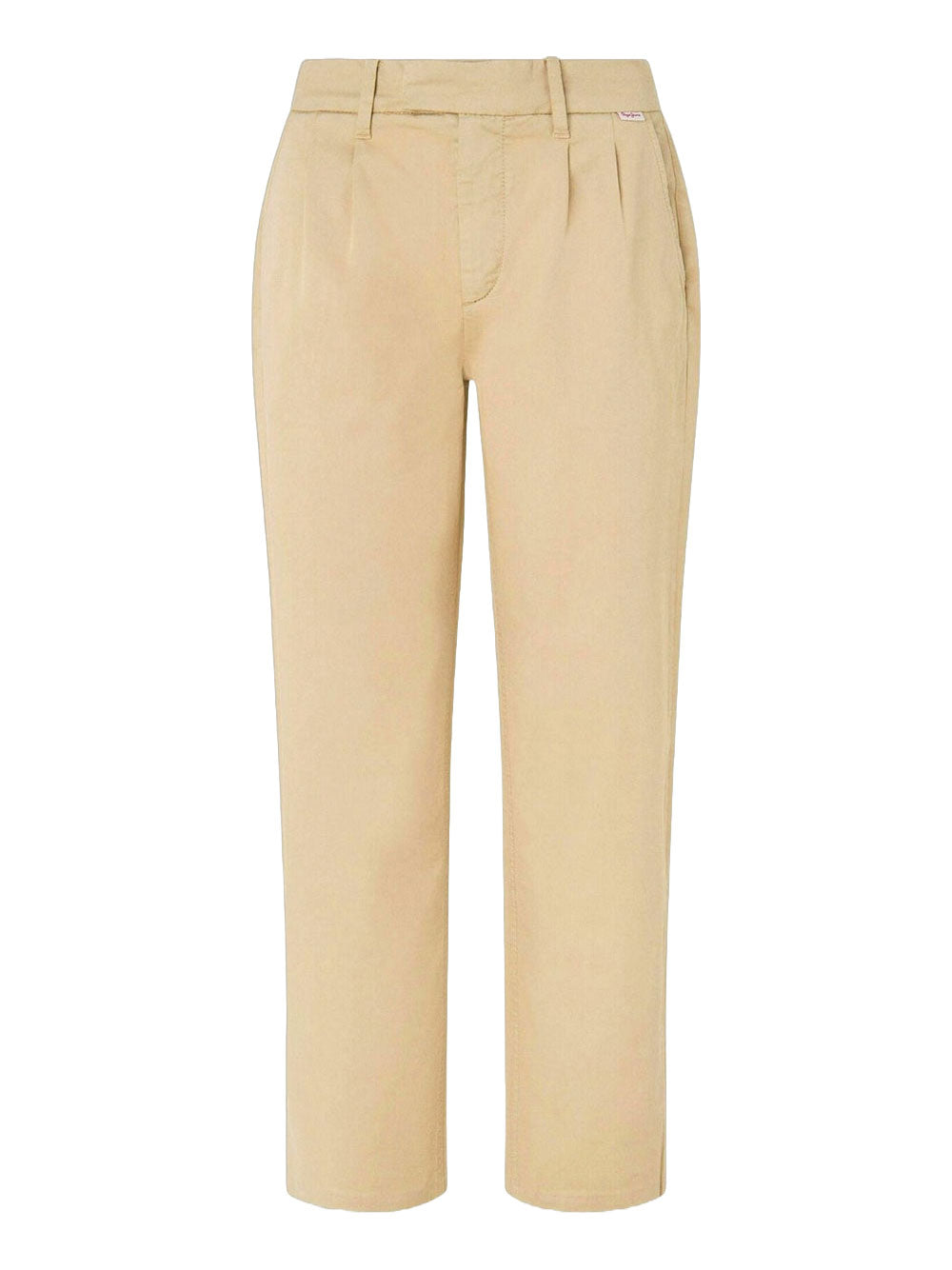 Pantalone Chino Pepe Jeans Tina da Donna - Beige