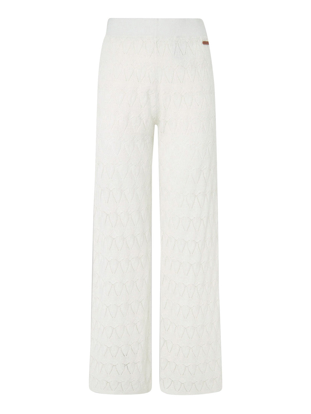 Pantalone Palazzo Pepe Jeans Goldie da Donna - Bianco