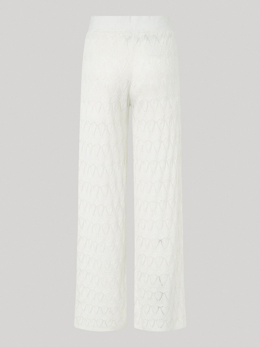 Pantalone Palazzo Pepe Jeans Goldie da Donna - Bianco