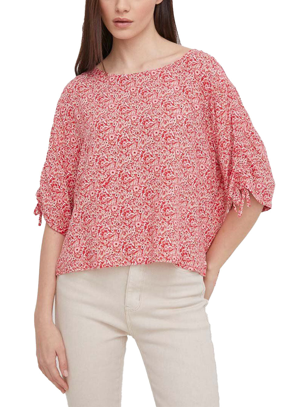 Blusa Pepe Jeans Bonnie da Donna - Rosso