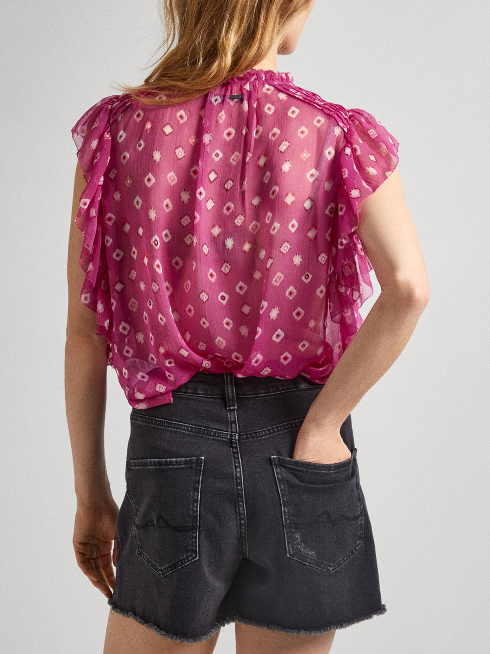 Blusa Pepe Jeans Marley da Donna - Rosa