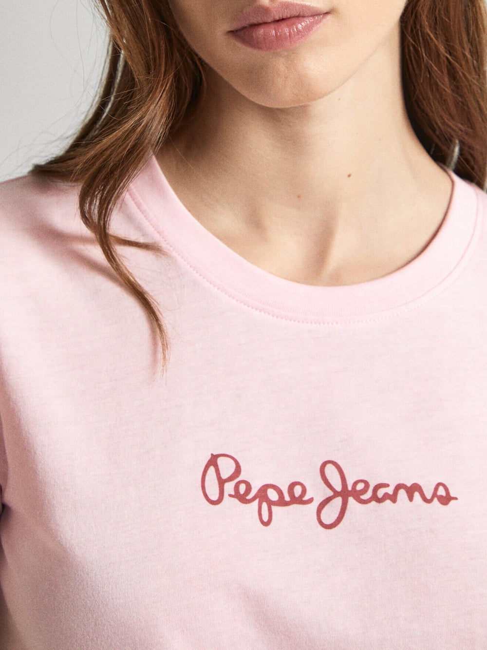 T-shirt Pepe Jeans Lorette da Donna - Rosa