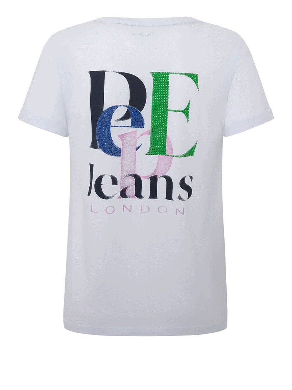 T-shirt Pepe Jeans Jazzy da Donna - Bianco