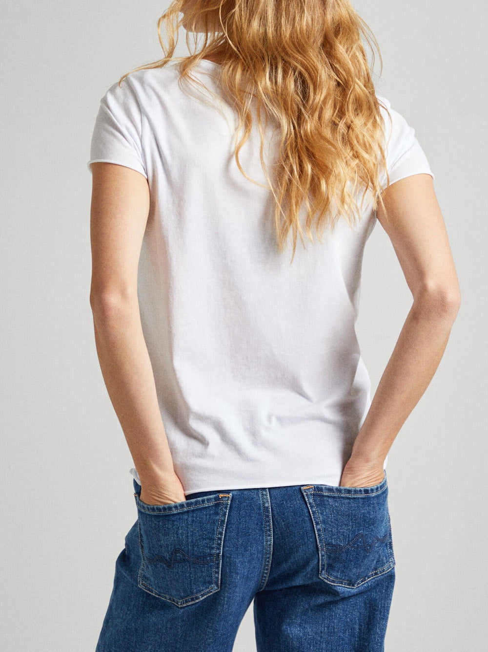 T-shirt Pepe Jeans Jury da Donna - Bianco