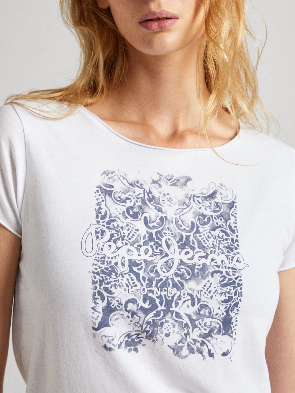 T-shirt Pepe Jeans Jury da Donna - Bianco