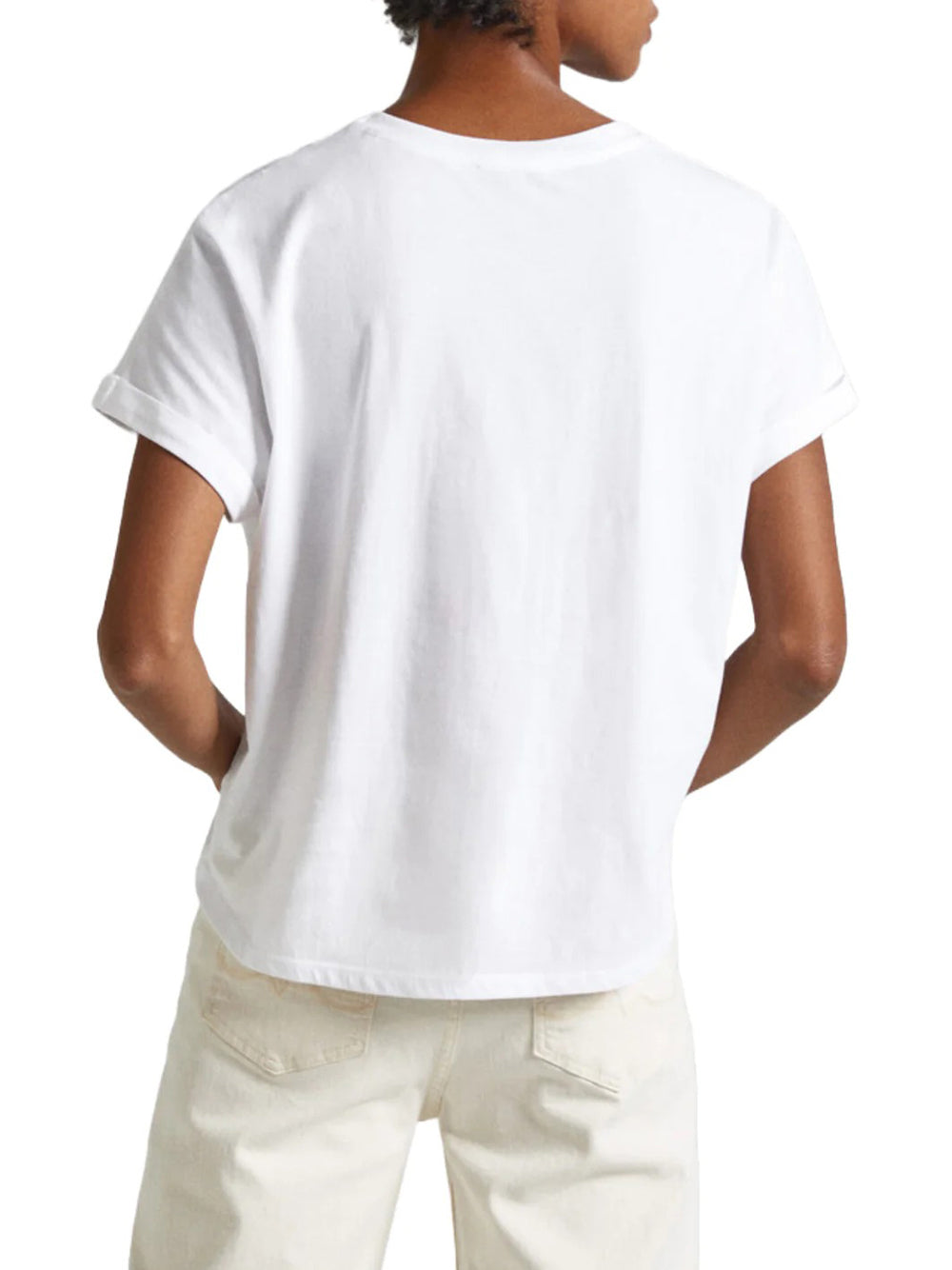 T-shirt Pepe Jeans Liu da Donna - Bianco