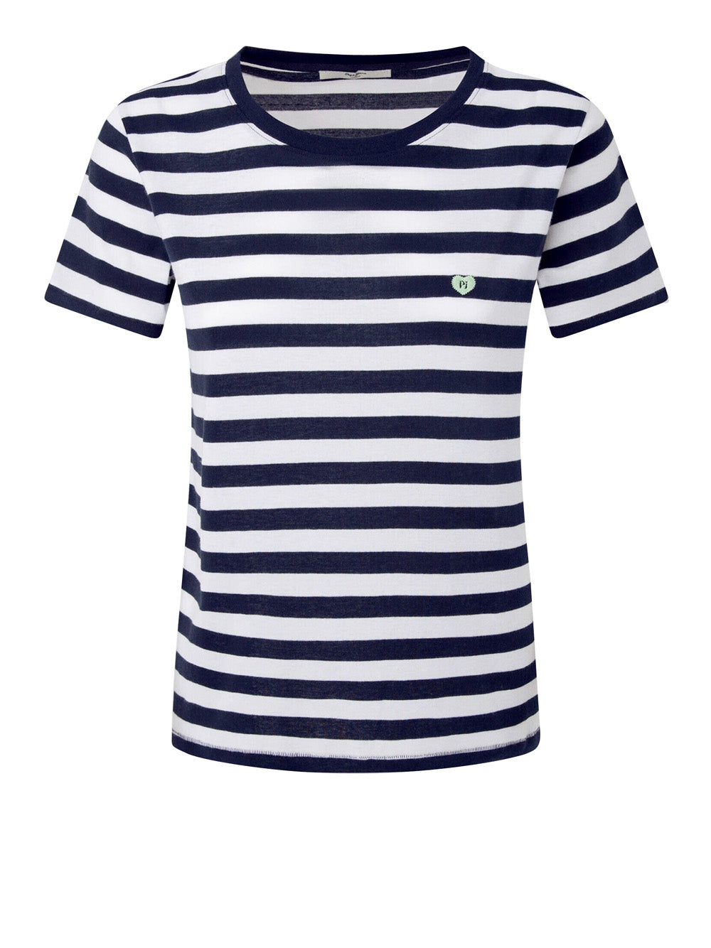 T-shirt Pepe Jeans Jinx da Donna - Bianco Blu