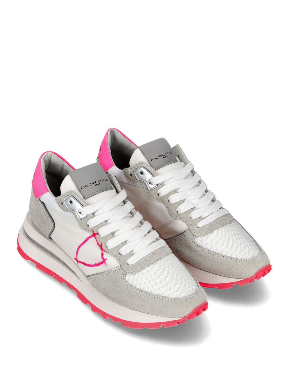 Sneakers Philippe Model da DonnaTKLD-WN04 - Fucsia Bianco