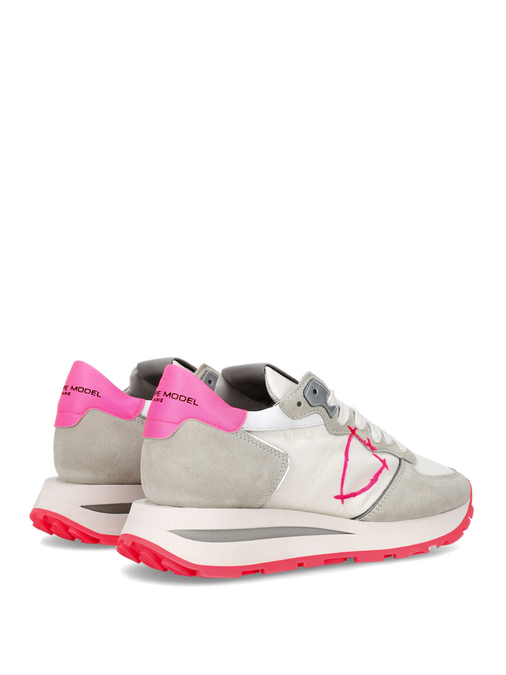 Sneakers Philippe Model da DonnaTKLD-WN04 - Fucsia Bianco