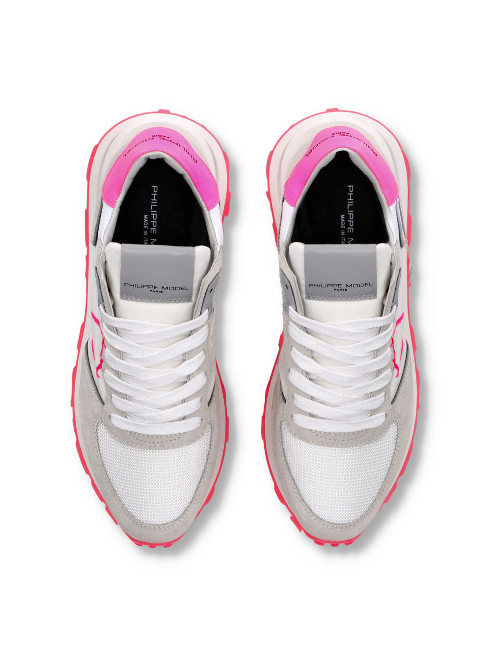 Sneakers Philippe Model da DonnaTKLD-WN04 - Fucsia Bianco