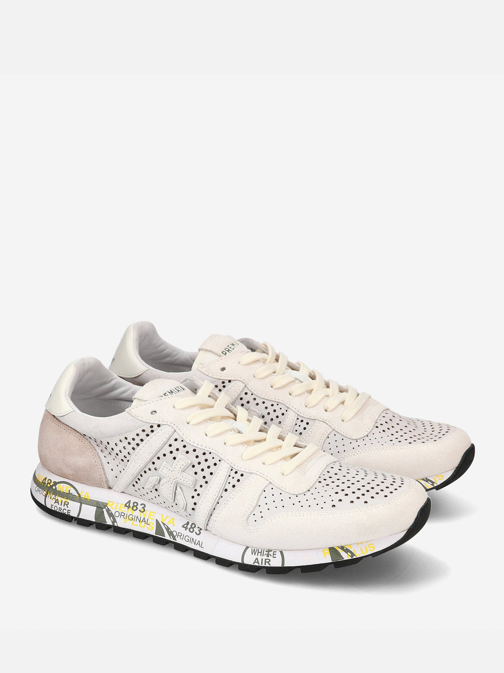 Sneakers Premiata Eric 6606 da Uomo - Bianco