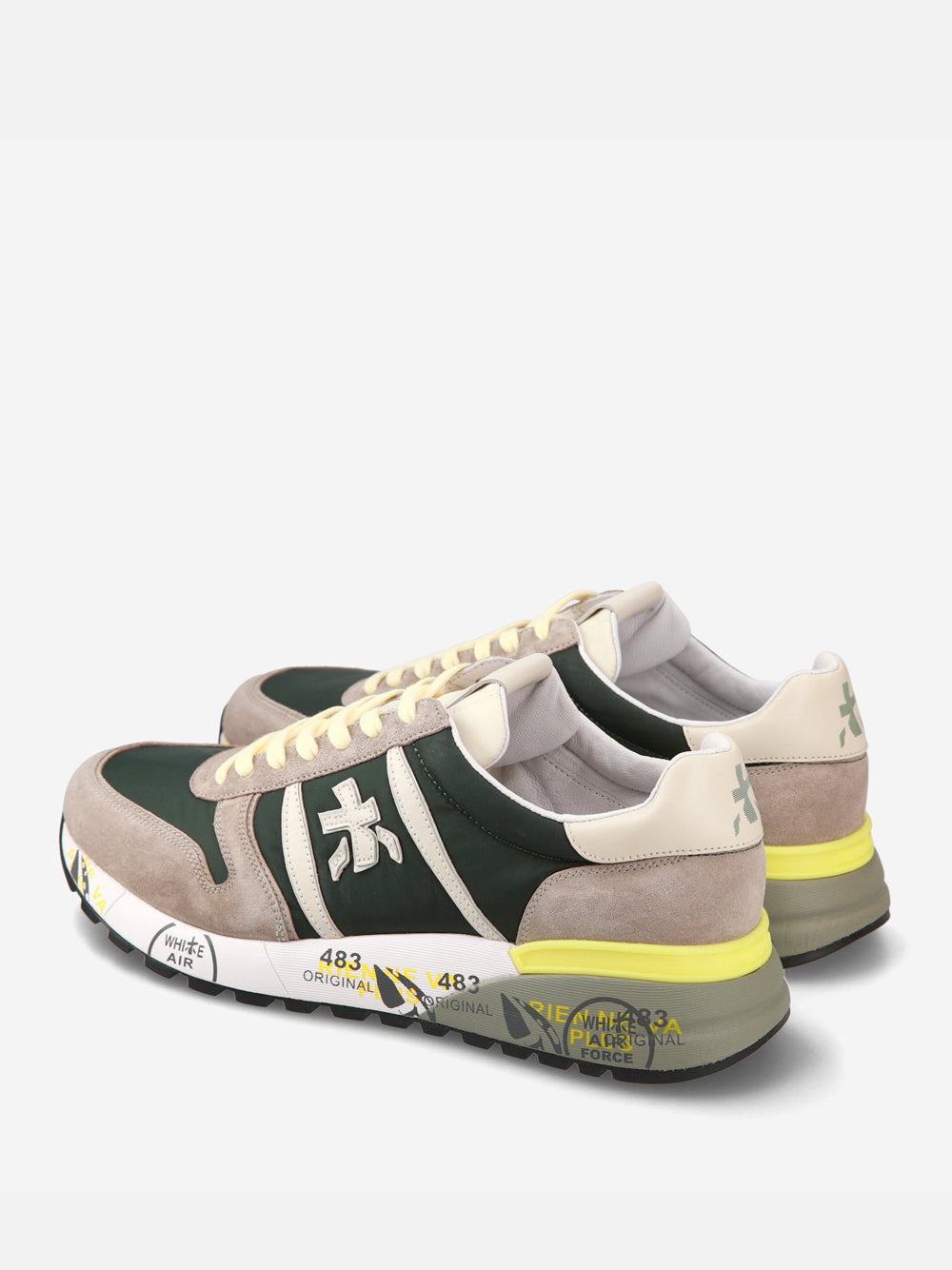 Sneakers Premiata Lander 6632 da Uomo - Grigio Verde