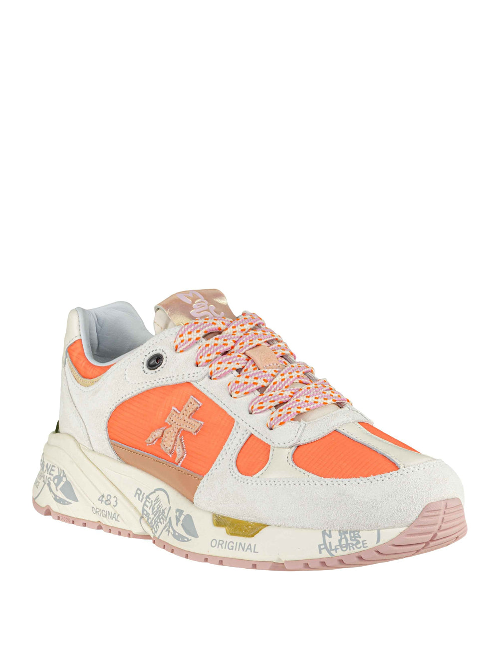 Sneakers Premiata Mased 6675 da Donna - Arancione Grigio