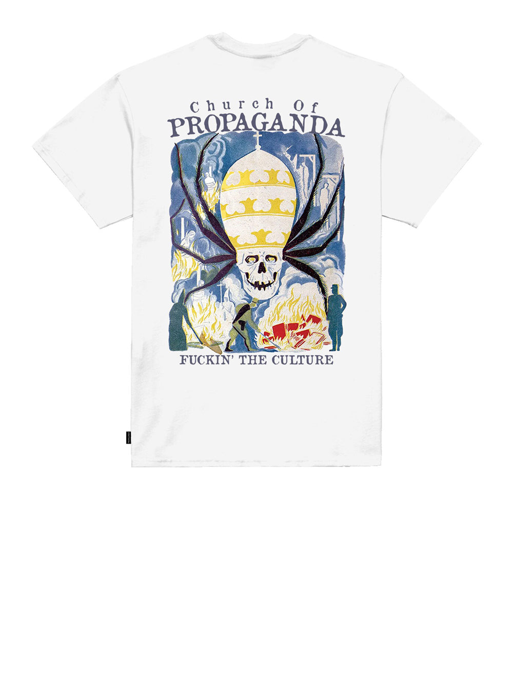 T-shirt Propaganda Bishop da Uomo - Bianco