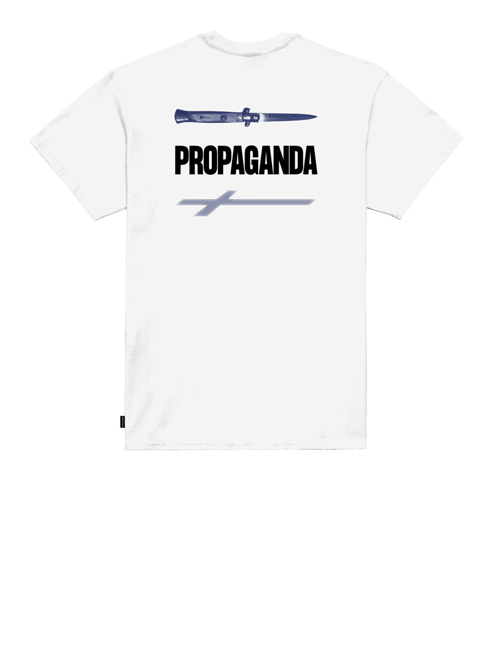 T-shirt Propaganda Switchblade da Uomo - Bianco