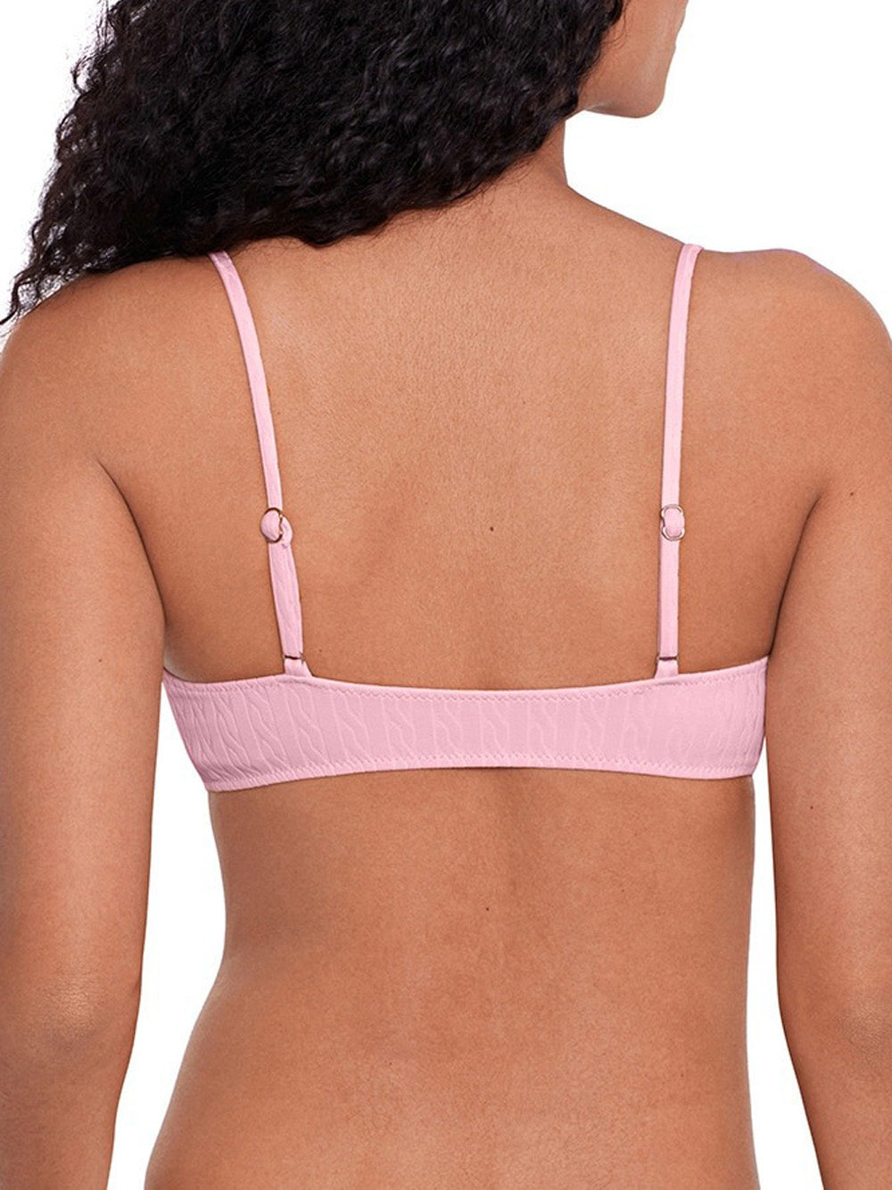 Bikini Pezzo Sopra Ralph Lauren Kennedy Bralette da Donna - Rosa