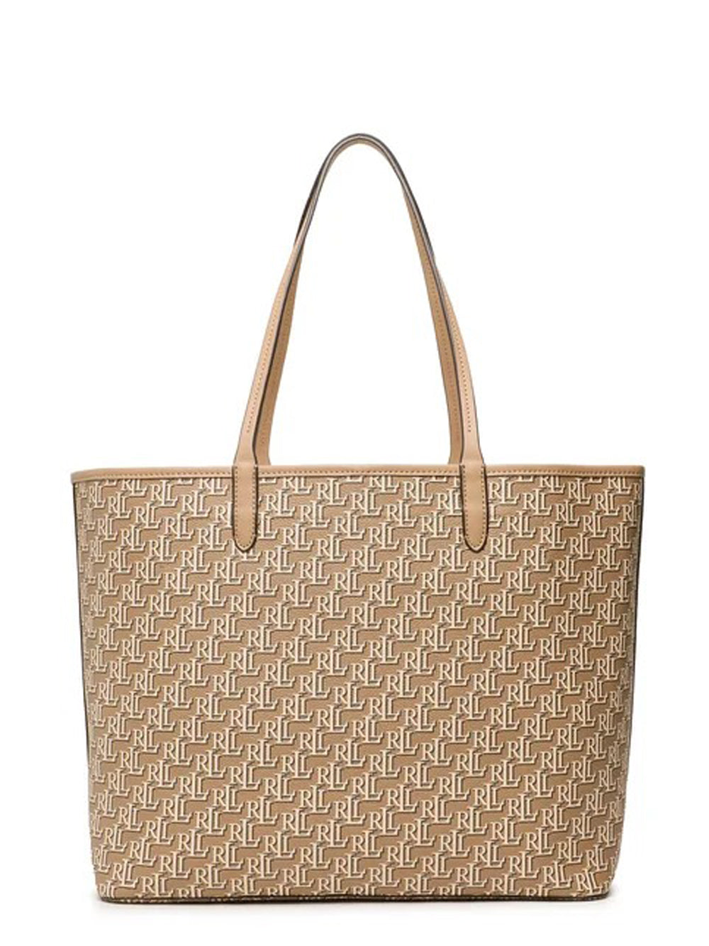 Borsa a Spalla Ralph Lauren Collins 36 da Donna - Beige