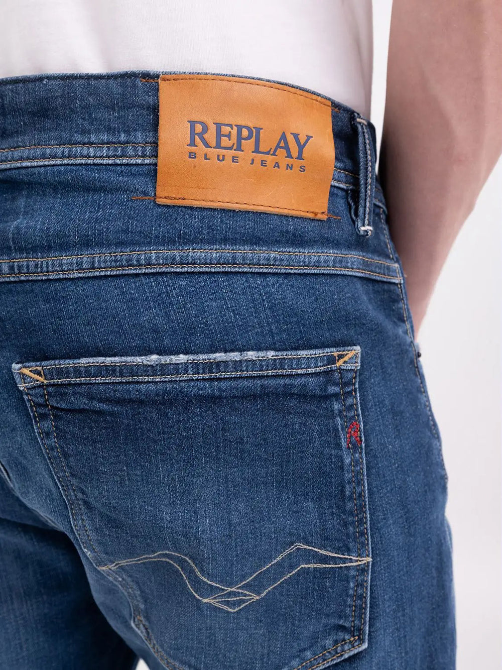 Jeans Regular Replay Willbi da Uomo - Denim