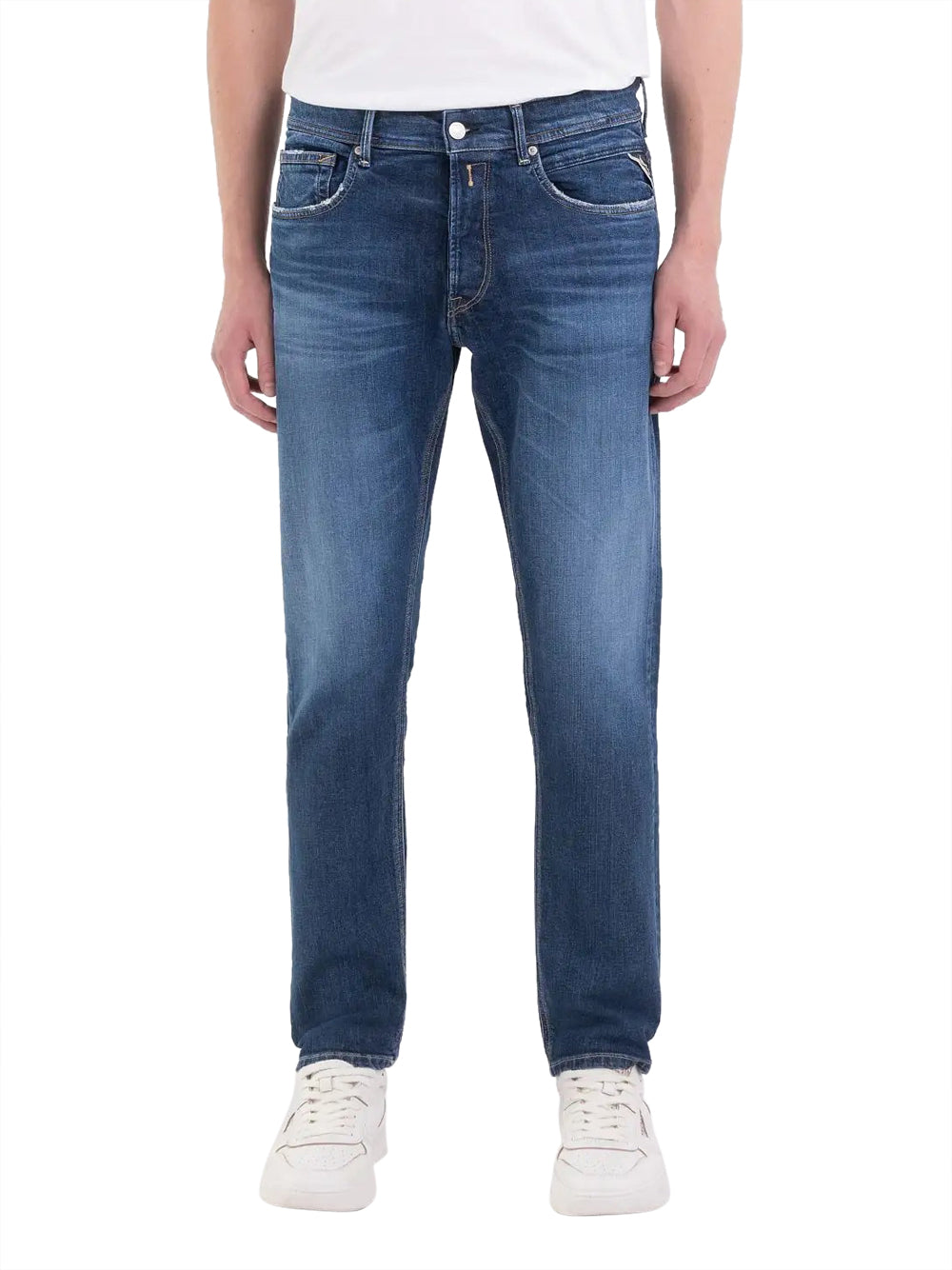 Jeans Regular Replay Willbi da Uomo - Denim