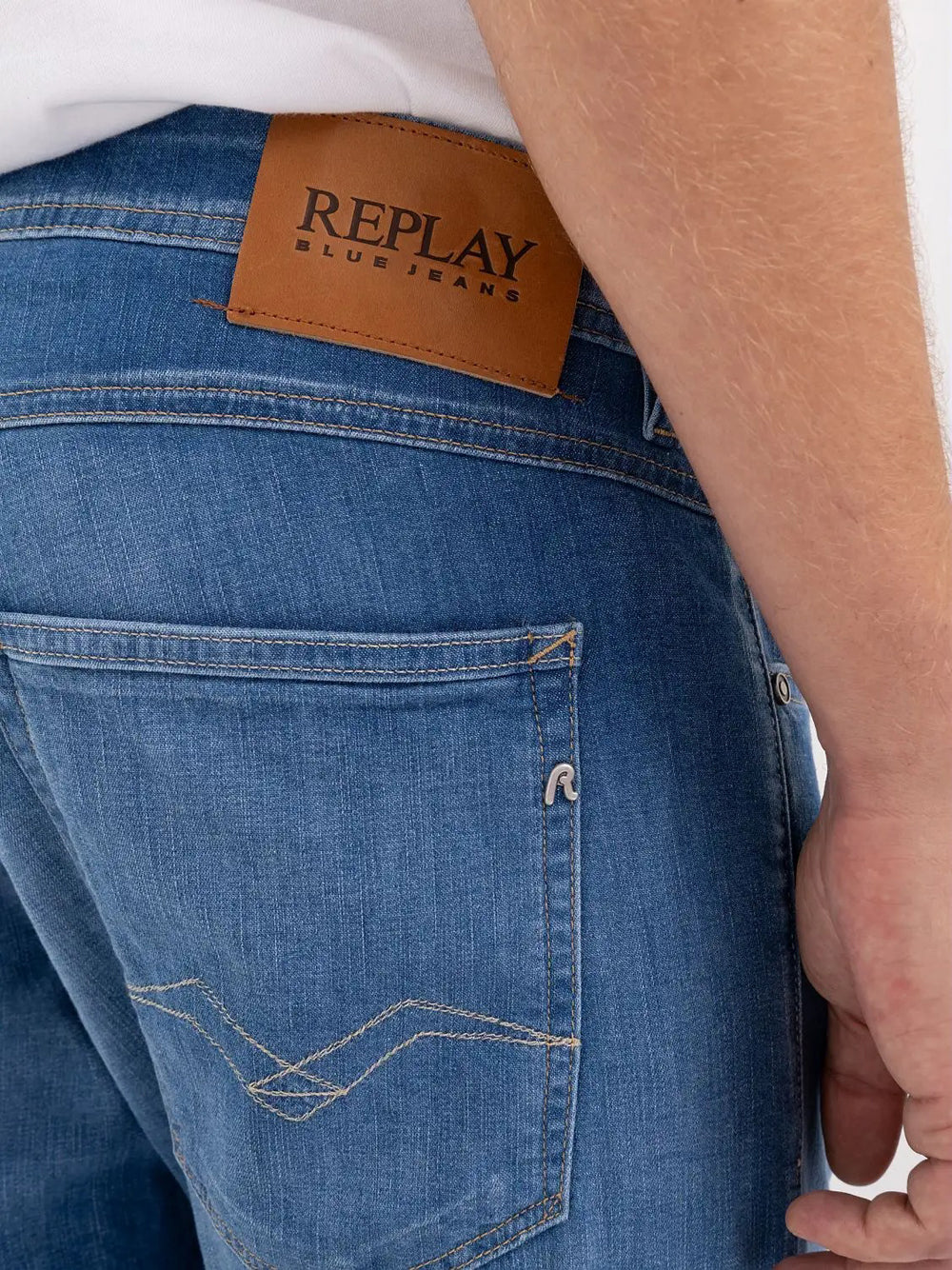 Jeans Regular Replay Willbi da Uomo - Denim