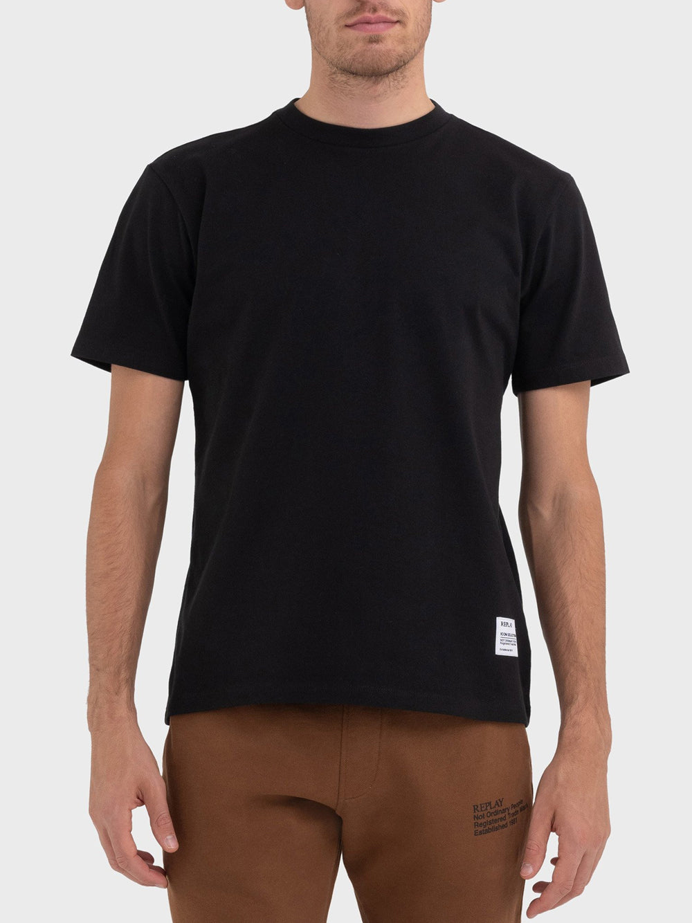 T-shirt Replay da Uomo - Nero