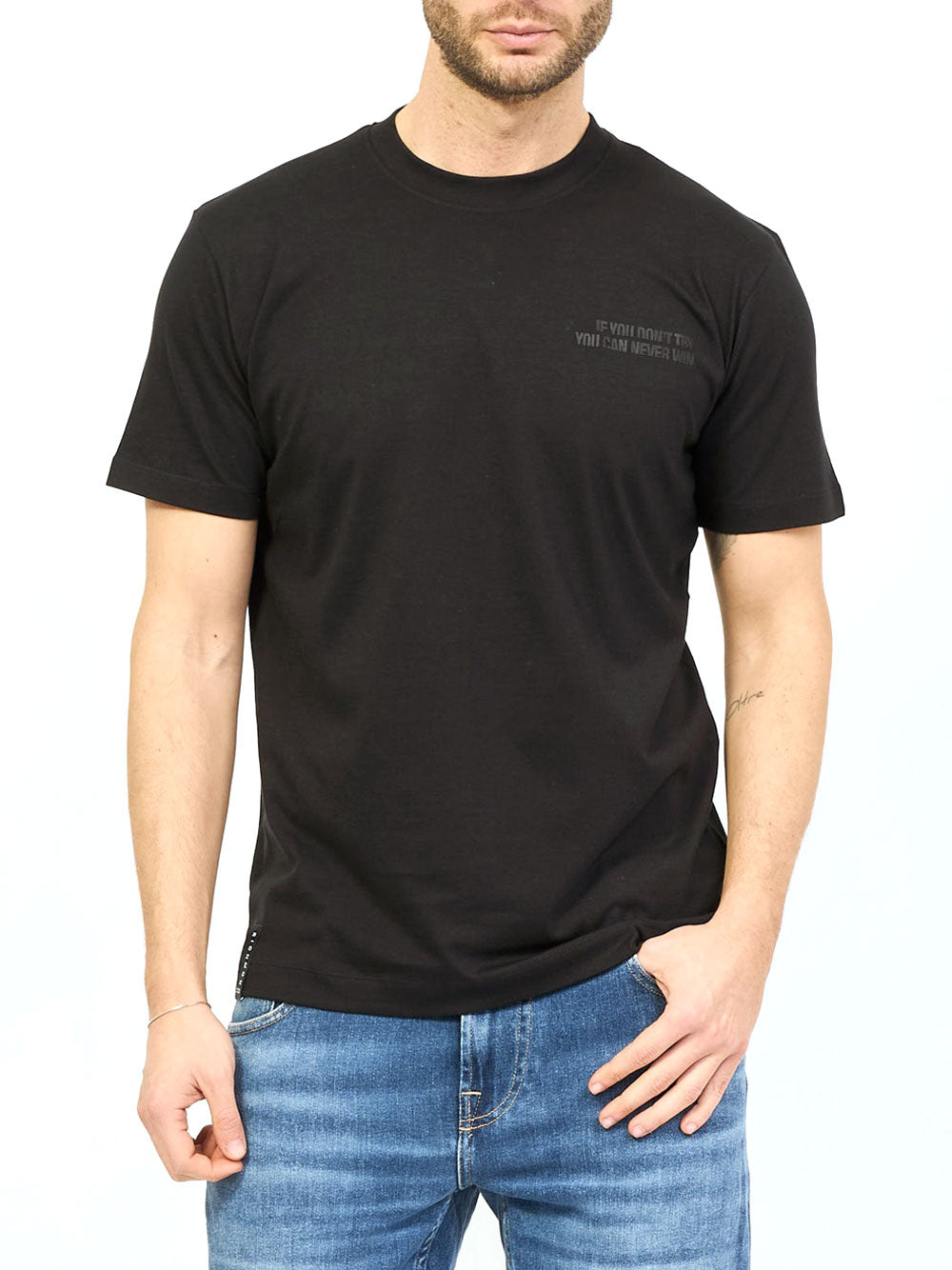 T-shirt Richmond Steger da Uomo - Nero