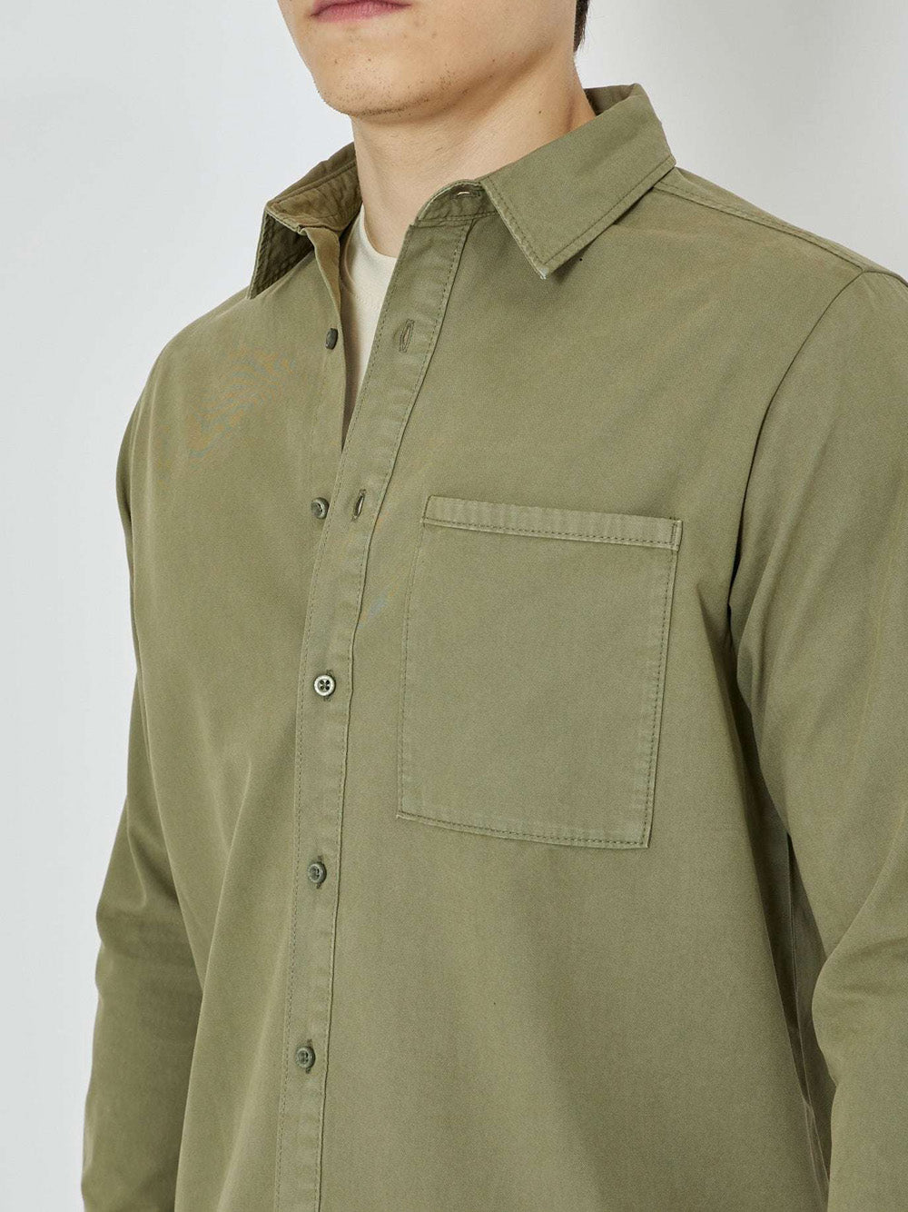 Camicia Casual Richmond Milgat da Uomo - Verde