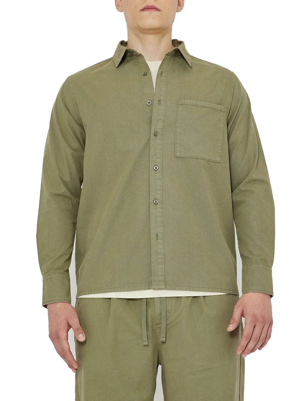 Camicia Casual Richmond Milgat da Uomo - Verde