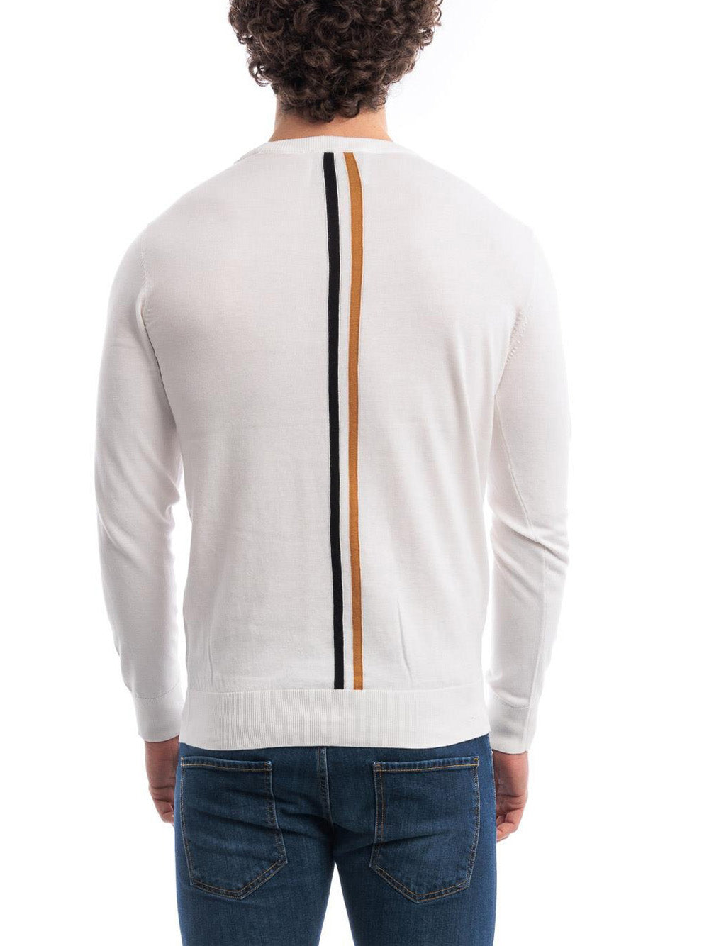 Pullover Richmond Lannas da Uomo - Bianco